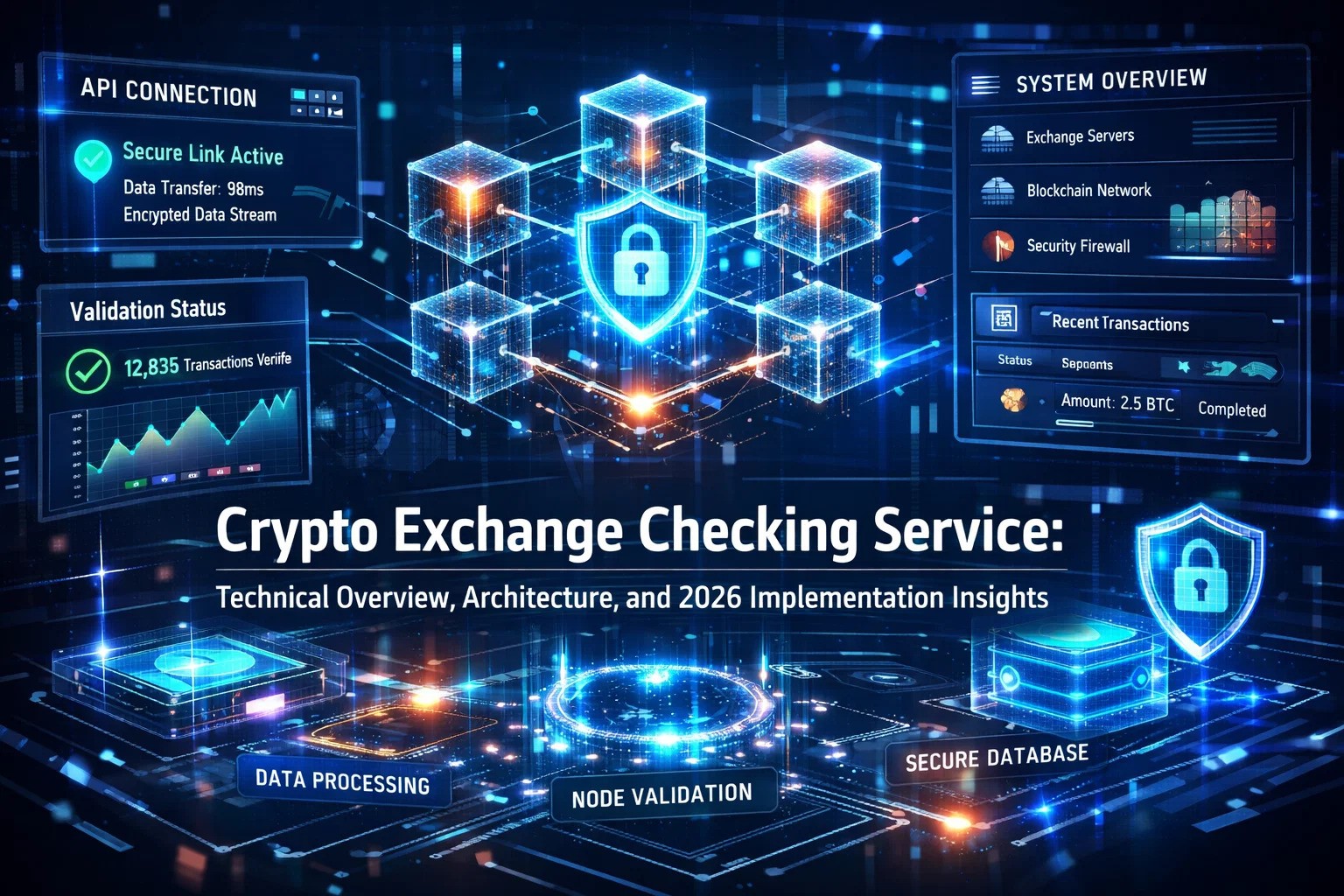 Crypto Exchange Checking Service Technical
