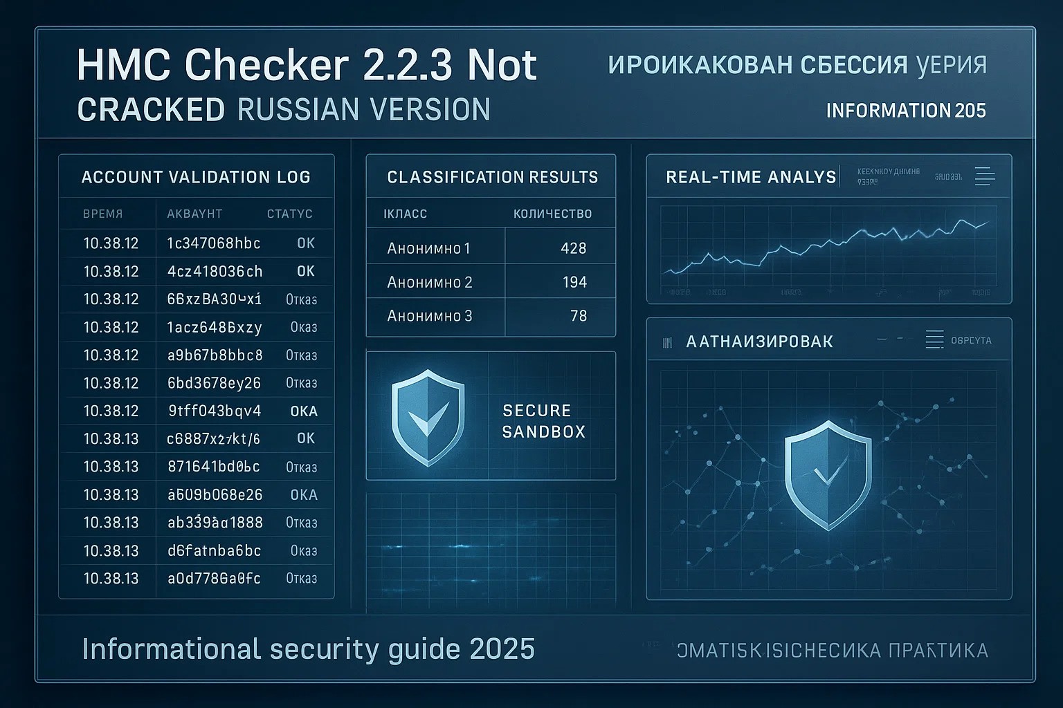 HMC Checker 223 Not Cracked Russian Version Informational Guide for 2025