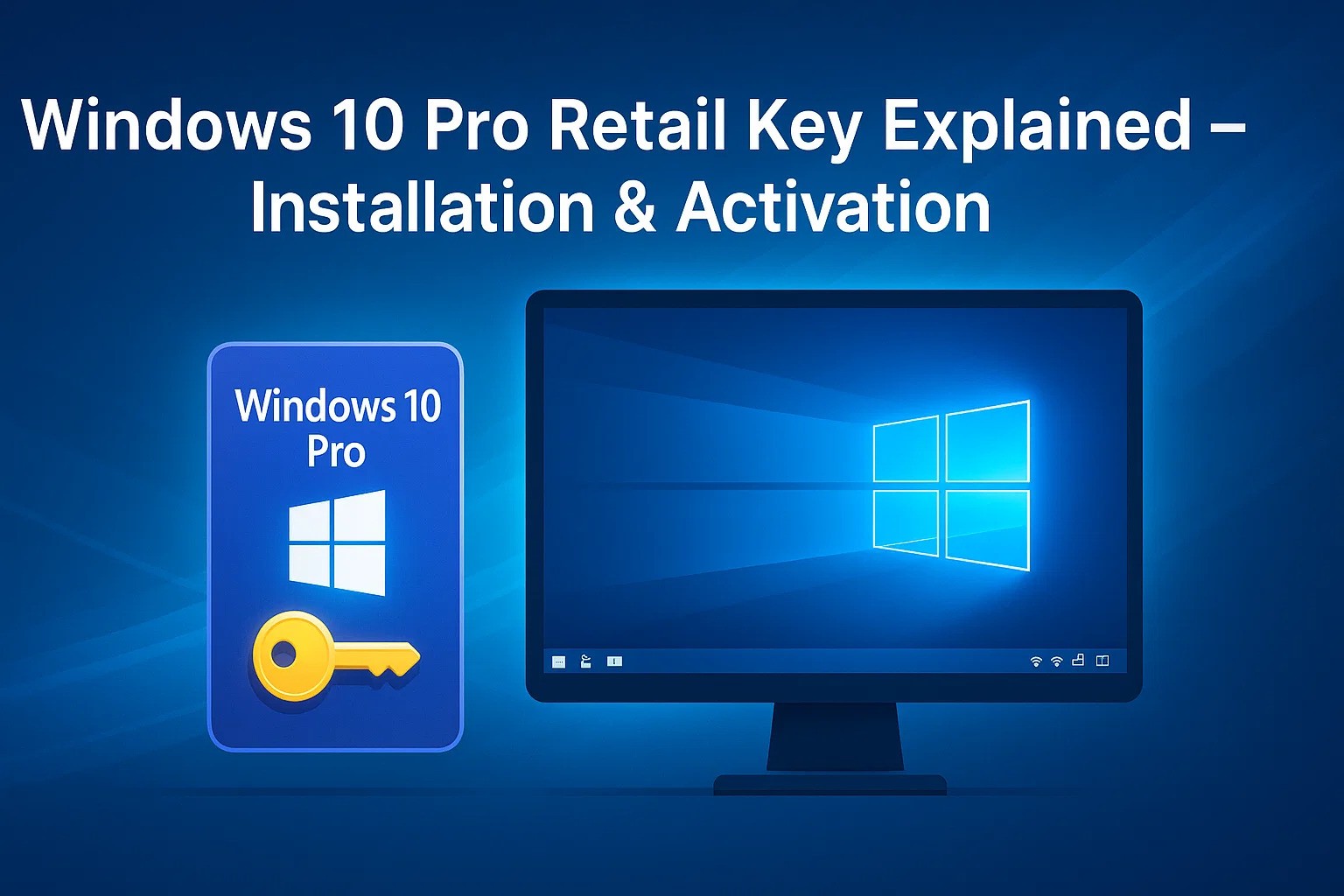 Windows 10 Pro Retail Key Explained  Installation  Activation