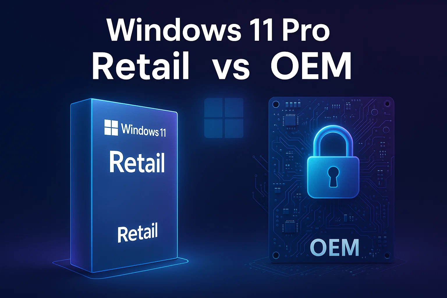 Windows 11 Pro Retail vs OEM