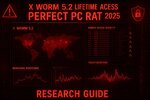 X Worm 5.2 Lifetime Access Perfect PC RAT Information Guide