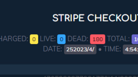 Frech Creat Stripe Checker Cvv Full Work 100%