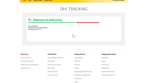 SCAMPAGE DHL FRESH