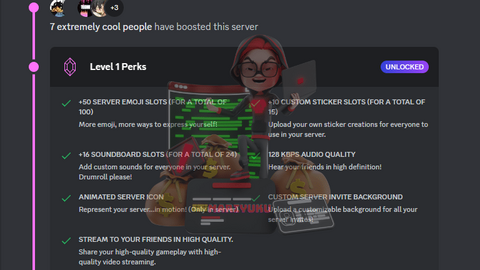 LEVEL 3 DİSCORD SERVER BOOSTS FOR 3 MONTHS (14 SERVER BOOSTS) �FAST DELİVERY⚡-