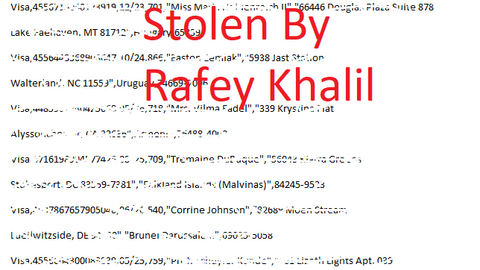 50,000 (50K) Stolen cards CC