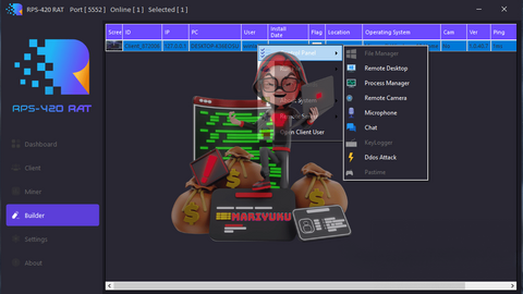 RPS420 RAT | STEALER | SILENT MINER | LIFETIME ACCESS | FULL VERSION |