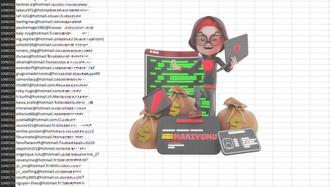 1M HOTMAIL COMBOLIST FULLZ DATA FRESH | LATEST VER. OCTOBER 2023 |