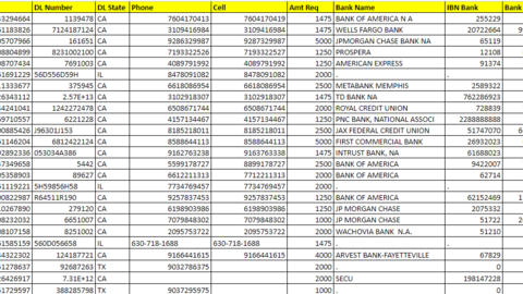 630K FULLZ WITH CREDIT CARD LEAKED BY JUMBULILA OCTOBER 2023