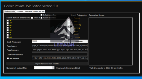 [PRIVATE] GORKER PRIVATE  TSP EDITION