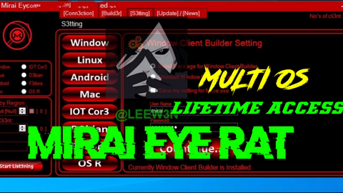 MIRAI EYE RAT | MULTI OS | | LIFETIME ACCESS | | PREMIUM VERSION |