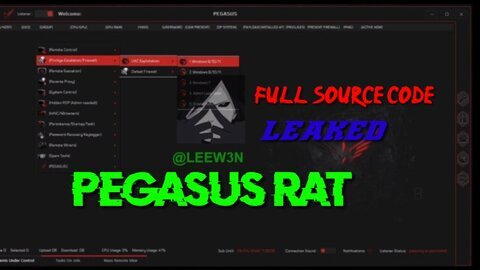 PEGASUS RAT | FULL SOURCE CODE | LEAKED |