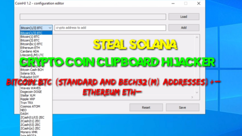 COINHJ – CRYPTO COIN CLIPBOARD HIJACKER