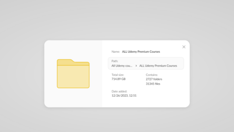 715 GB UDEMY COURSES ALL HQ STUFF ($30,000+)