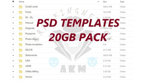 PSD Templates 20 GB (Pack)
