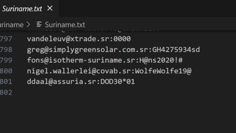 Suriname Combo Fresh December 2024