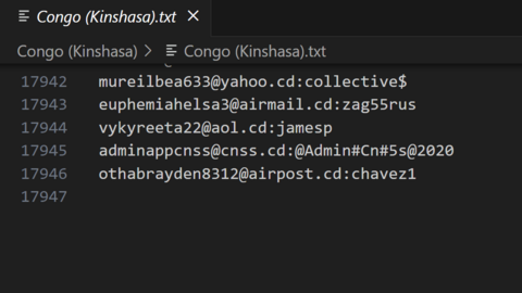 Congo (Kinshasa) Combo Fresh December 2024