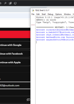 Spotify Checker Login Selenium Python Tool