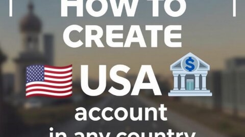 How To Create A USA Bank Account in Any Country (Working Method 2026) 🌍💳