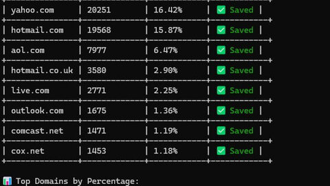 DomainHunter - Email List Filter Tool