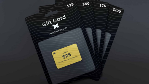 X10 gift credit cards