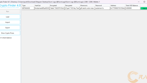 SUPER FAST TOOL FOR AUTOMATIC CRYPTO WALLET DECRYPTION FOR STEALER LOGS