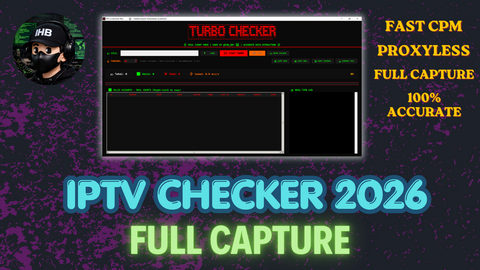 🔥 IPTV CHECKER 2026 - BY @IHB_DEV 🔥