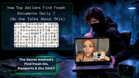 ⚡ How Sellers Find IDs, Passports, DLs & Selfies ⚡