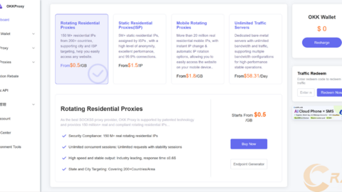 OkkProxy — Residential Proxies from $0.50/GB | Datacenter from $0.35/GB